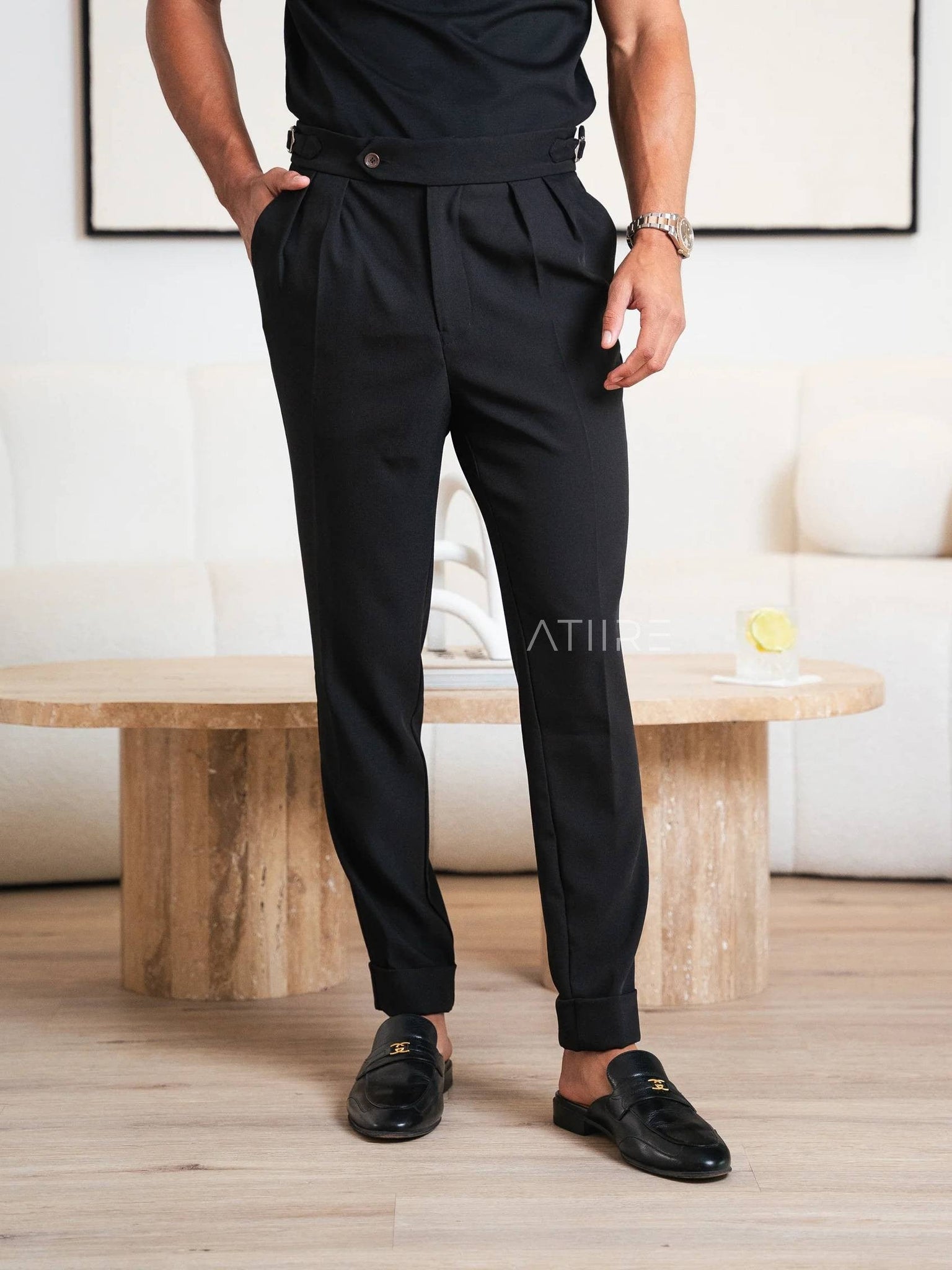 DUSK SIGNATURE ITALIAN GURKHA PANTS BY ATIIRE