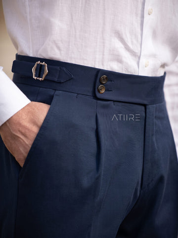 SIGNATURE BUTTONED GURKHA PANTS BY ATIIRE
